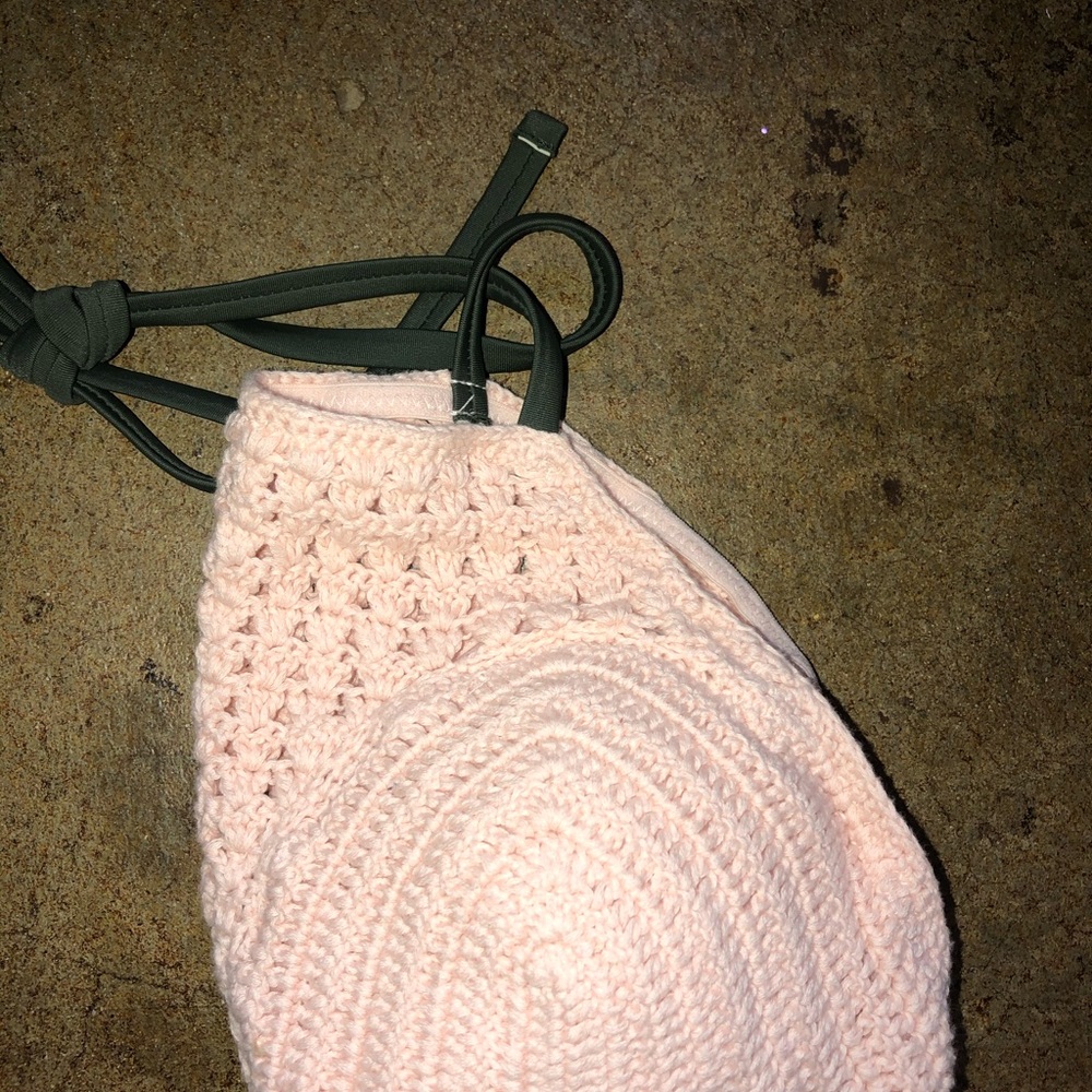 NWOT Xhilaration Bikini Crochet Top Bottoms XS/M - Picture 4 of 8